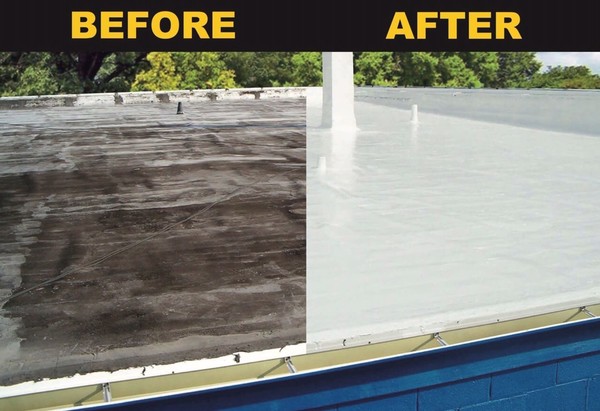 Silicone Roof Coating for Flat Roofs COOL  Roofing in Columbia, MD (7)