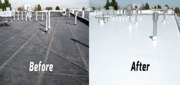 Silicone Roof Coating for Flat Roofs COOL  Roofing in Columbia, MD (4)