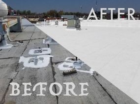 Silicone Roof Coating for Flat Roofs COOL  Roofing in Columbia, MD (2)