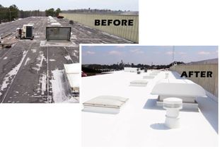 Silicone Roof Coating for Flat Roofs COOL  Roofing in Columbia, MD (1)
