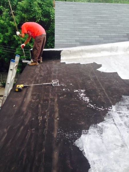 Coating Flat Roof in Baltimore City, MD (1)