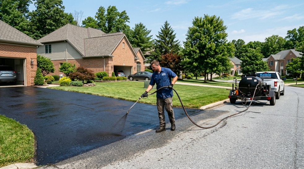 Sealing Blacktop Driveways